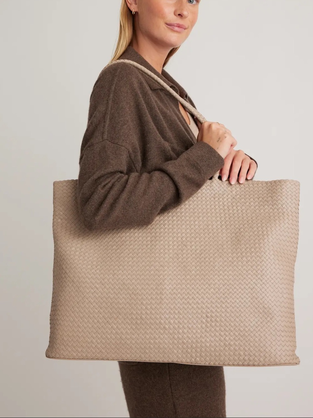 Quince Sienna Handwoven Tote